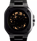 Load image into Gallery viewer, BELL & ROSS BR05-AUTO-STEEL-RUBBER-SKELETON GOLDEN-40MM
