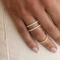 Load image into Gallery viewer, 14 Karat Yellow Gold Diamond Knuckle Ring
