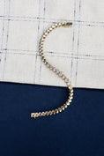 Load image into Gallery viewer, 14 Karat Bezel Set Oval Diamond Tennis Bracelet
