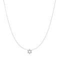 Load image into Gallery viewer, White Gold Diamond Star of David Pendant
