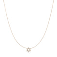 Load image into Gallery viewer, Yellow Gold Diamond Star of David Pendant
