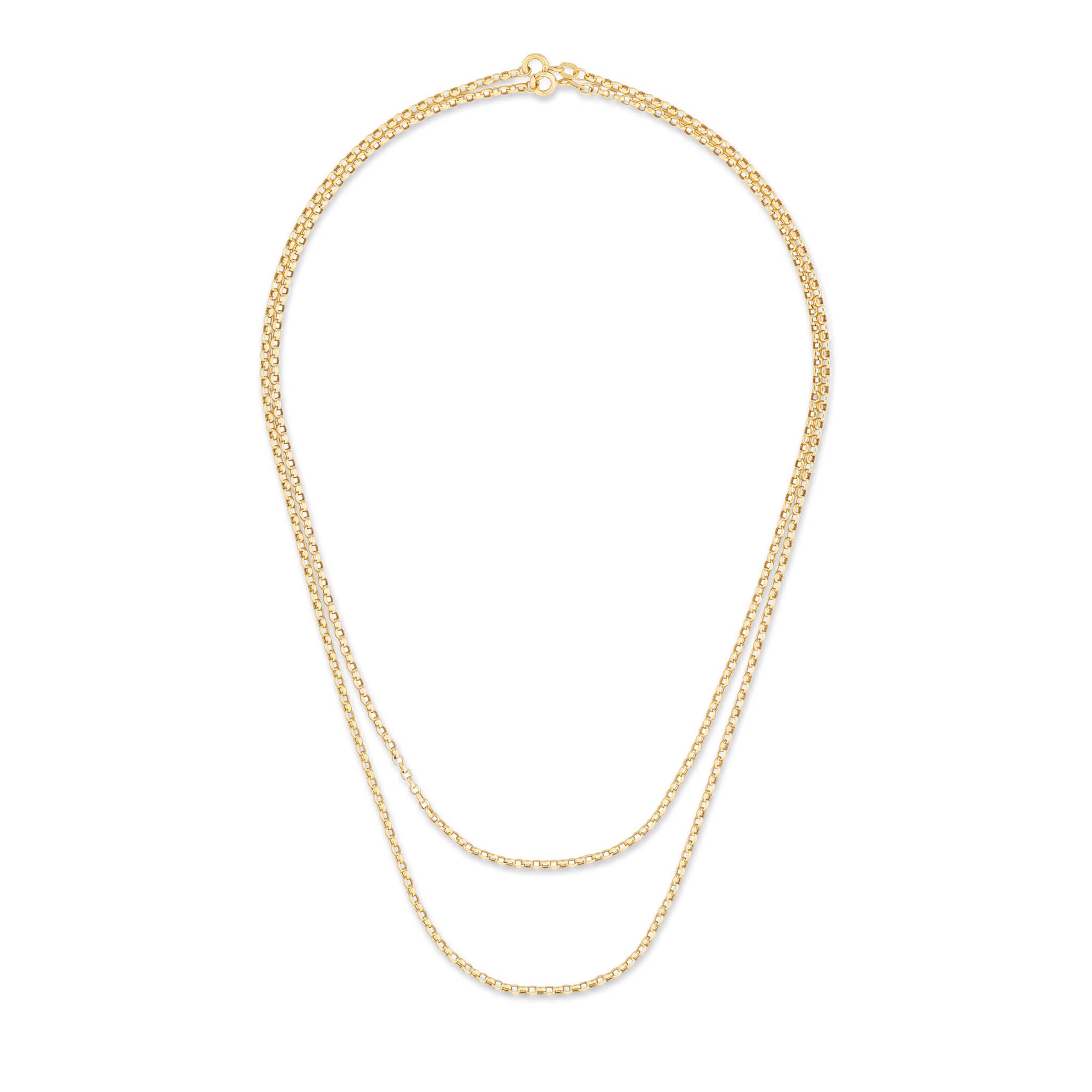 14 Karat Yellow Gold Rolo Chain