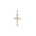 Load image into Gallery viewer, Yellow Gold Diamond Cross Charm
