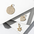 Load image into Gallery viewer, Yellow Gold Diamond Heart Charm
