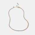 Load image into Gallery viewer, 2mm Champagne Quartz Beaded Necklace
