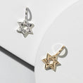 Load image into Gallery viewer, White Gold Star of David Charm
