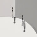 Load image into Gallery viewer, Aspen Air Single Diamond Hinge Hoops
