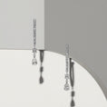 Load image into Gallery viewer, 18 Karat White Gold Aspen Air Double Diamond Drop Earrings
