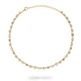 Load image into Gallery viewer, 14 Karat Yellow Gold Multi Shape White Topaz Necklace
