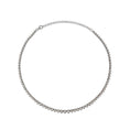 Load image into Gallery viewer, Sterling and Diamond Heart Tennis Necklace

