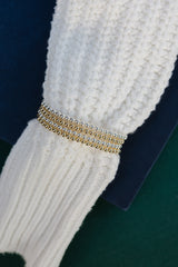 4mm Gold Filled Ball Beaded Bracelet