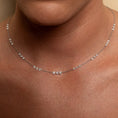 Load image into Gallery viewer, 18 Karat White Gold Aspen Air Triple Diamond By The Yard Necklace
