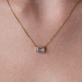 Load image into Gallery viewer, 18 Karat Gold Mosaic Diamond Curb Chain Necklace
