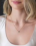 Load image into Gallery viewer, 18 Karat Gold Mosaic Diamond Curb Chain Necklace

