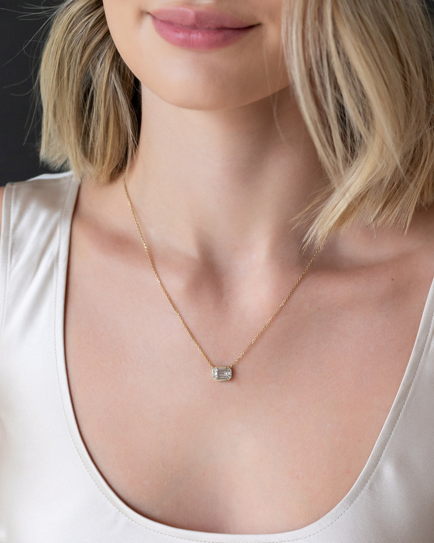18 Karat Gold Mosaic Diamond Curb Chain Necklace