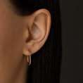 Load image into Gallery viewer, Rectangle High Polished 20mm Hoops
