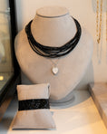 Load image into Gallery viewer, 1.5mm Itsy Black Onyx Beaded Necklace
