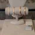 Load image into Gallery viewer, Yellow Gold and Diamond Vertical Art Deco Cuff Bracelet
