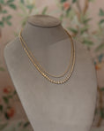 Load image into Gallery viewer, Yellow Gold All The Way Graduated 4.65cts Diamond 17.75" Tennis Necklace
