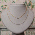 Load image into Gallery viewer, 18 Karat Yellow Gold Aspen Air 2.50" Diamond Necklace
