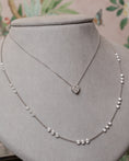 Load image into Gallery viewer, 18 Karat White Gold Aspen Air Triple Diamond By The Yard Necklace
