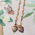 Load image into Gallery viewer, Yellow Gold Diamond Puffy Heart Pendant
