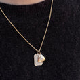 Load image into Gallery viewer, Yellow Gold Diamond Trilliant Triangle Pendant
