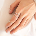 Load image into Gallery viewer, 14 Karat White Gold Knuckle Ring
