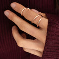 Load image into Gallery viewer, 14 Karat Rose Gold Knuckle Ring
