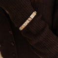 Load image into Gallery viewer, 14 Karat Two Tone Multi Shape Diamond Bracelet
