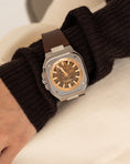 Load image into Gallery viewer, BELL & ROSS BR05-AUTO-STEEL-RUBBER-SKELETON GOLDEN-40MM
