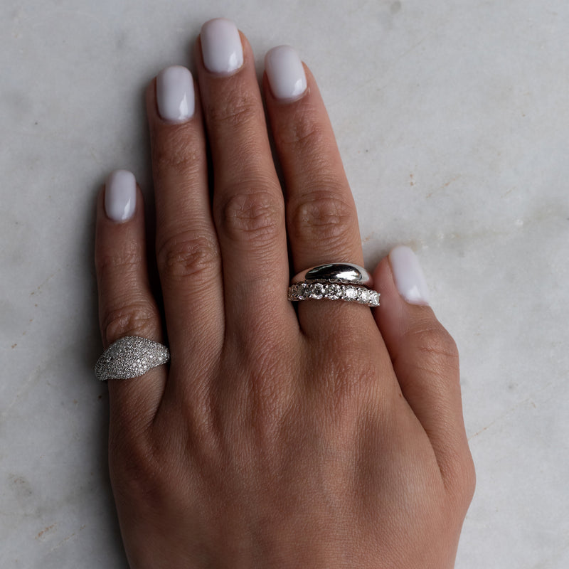 14 Karat Gold Dome 4mm Ring