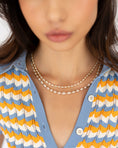 Load image into Gallery viewer, Yellow Gold Bezel Half Way 13.00cts Marquise Diamond Adjustable Tennis Necklace
