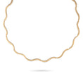 Load image into Gallery viewer, 14 Karat Yellow Gold and Wave Necklace
