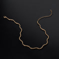 Load image into Gallery viewer, 14 Karat Yellow Gold and Wave Necklace
