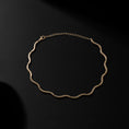 Load image into Gallery viewer, 14 Karat Yellow Gold and Wave Necklace
