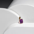 Load image into Gallery viewer, 14 Karat Yellow Gold Amethyst Charm
