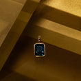 Load image into Gallery viewer, 14 Karat Yellow Gold London Blue Topaz Charm
