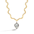 Load image into Gallery viewer, 14 Karat Yellow Gold and Wave Necklace
