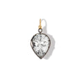 Load image into Gallery viewer, 14 Karat Yellow Gold White Topaz Pear Charm
