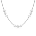 Load image into Gallery viewer, 14 Karat White Gold Aspen Air Triple Diamond By The Yard Necklace
