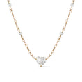 Load image into Gallery viewer, 18 Karat Yellow Gold Aspen Air Diamond Heart Necklace
