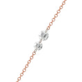 Load image into Gallery viewer, 14 Karat Rose Gold Aspen Air Two Diamond Necklace
