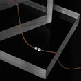 Load image into Gallery viewer, 14 Karat Rose Gold Aspen Air Two Diamond Necklace
