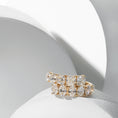 Load image into Gallery viewer, 18 Karat Yellow Gold Oval and Cushion Diamond Bypass Ring
