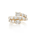 Load image into Gallery viewer, 18 Karat Yellow Gold Oval Diamond Triple Wrap Ring
