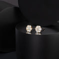 Load image into Gallery viewer, 18 Karat Yellow Gold Floral Stud Earrings 1.50cts
