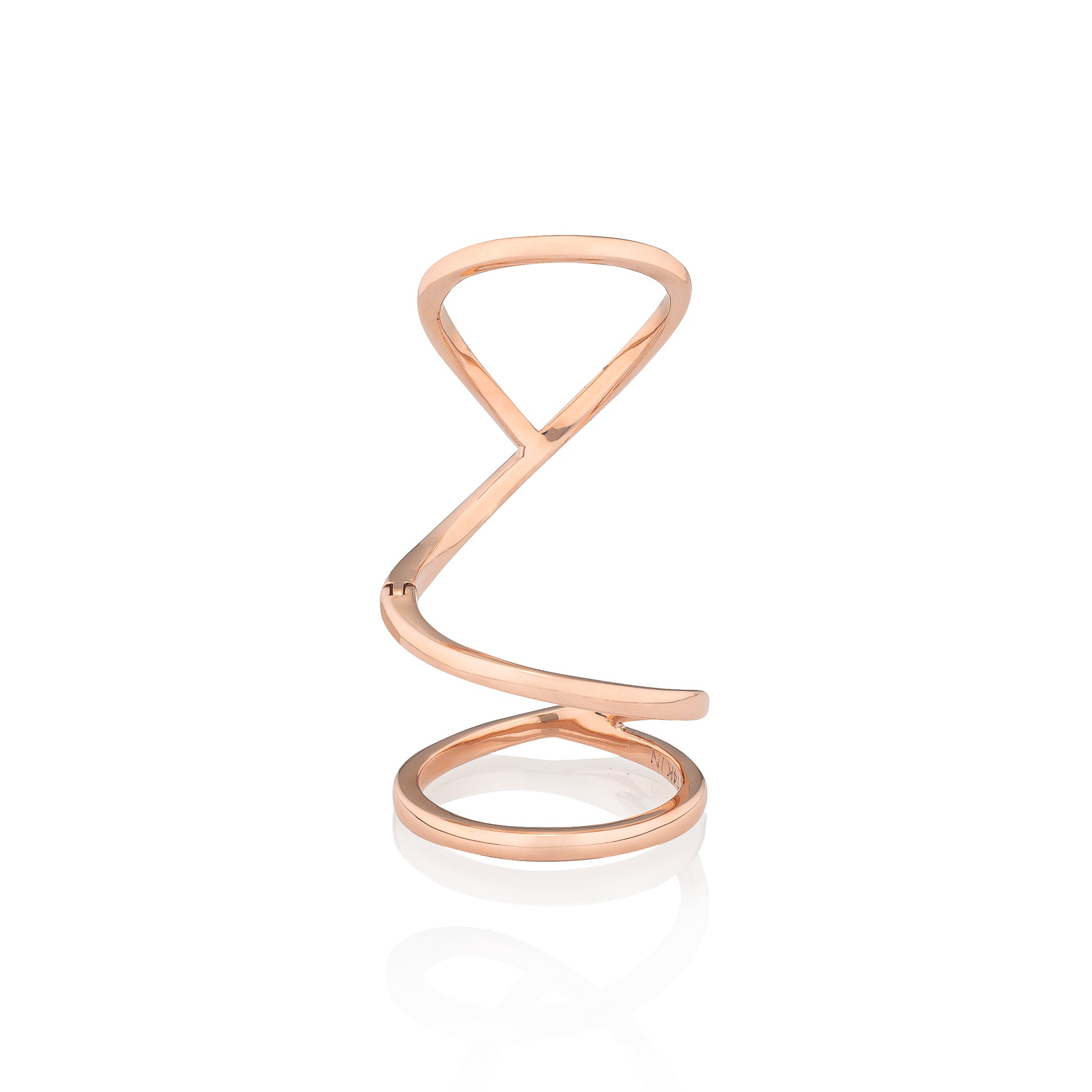 14 Karat Rose Gold Knuckle Ring