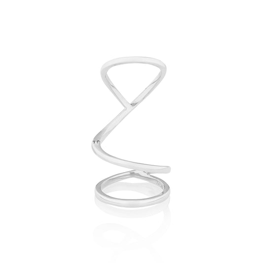 14 Karat White Gold Knuckle Ring