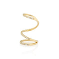 Load image into Gallery viewer, 14 Karat Yellow Gold Diamond Knuckle Ring
